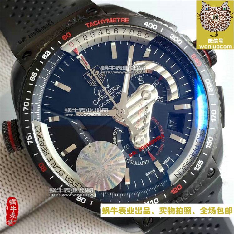 【HBBV6超一比一高仿手表】 TAG Heuer 超級卡萊拉CAV5185.FT6020男士机械 wrist watch  / TG003