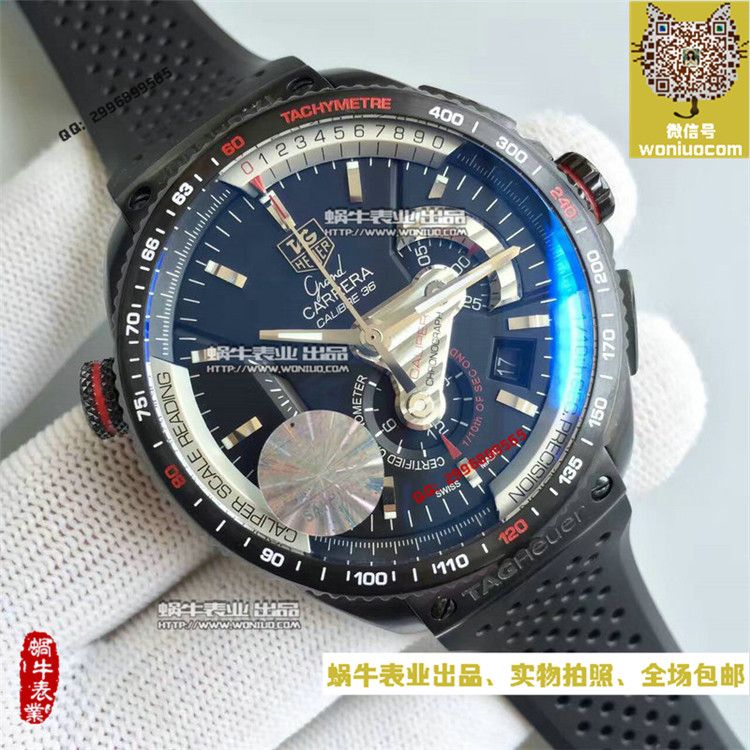 【HBBV6超一比一高仿手表】 TAG Heuer 超級卡萊拉CAV5185.FT6020男士机械 wrist watch  / TG003