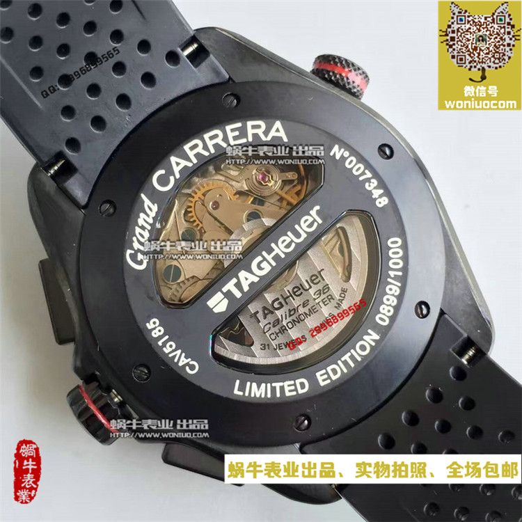【HBBV6超一比一高仿手表】 TAG Heuer 超級卡萊拉CAV5185.FT6020男士机械 wrist watch  / TG003