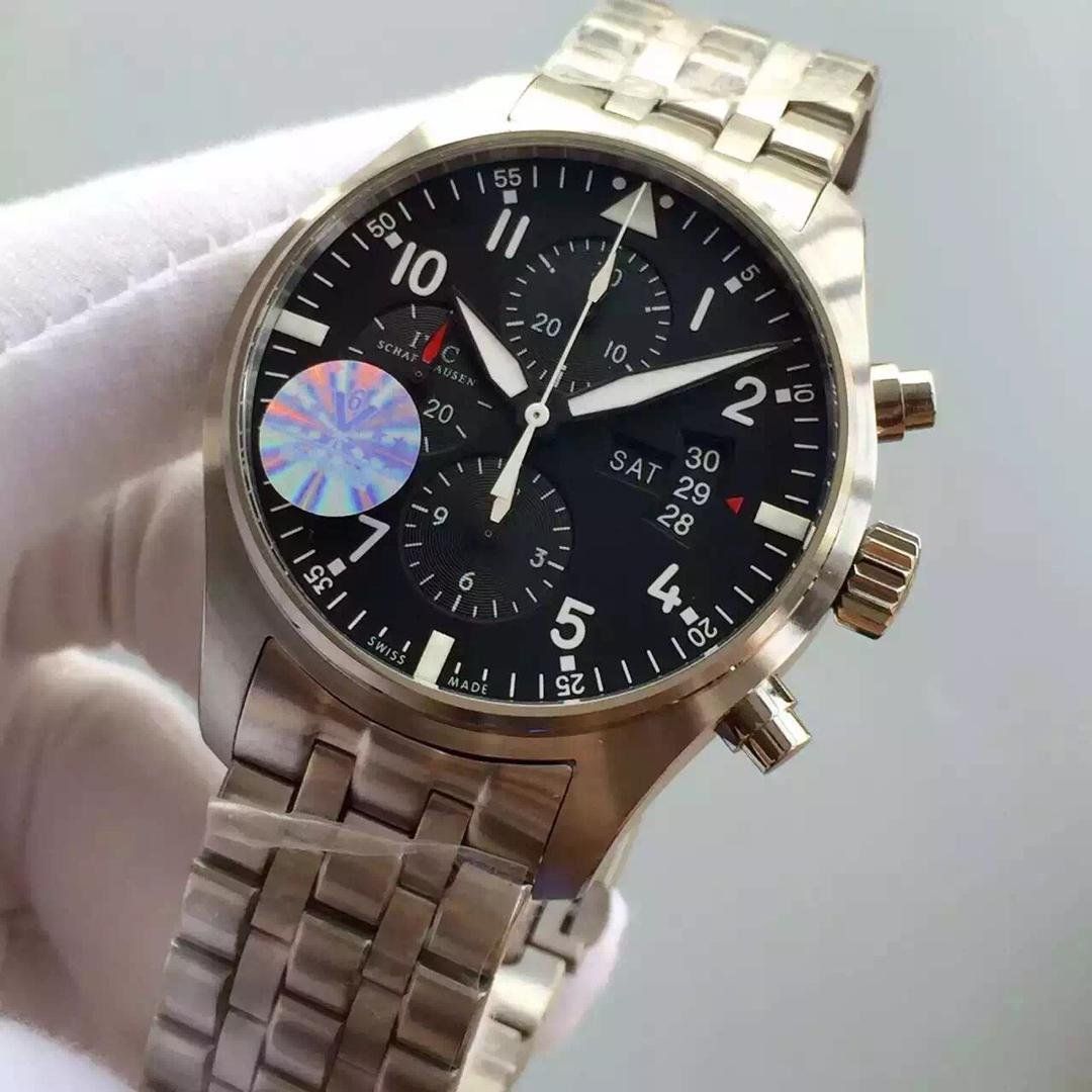 【V6 Factory  top 1:1超A高精仿手表】 IWC 飞行员系列 IW377704 自动机械男士手表 / WG077