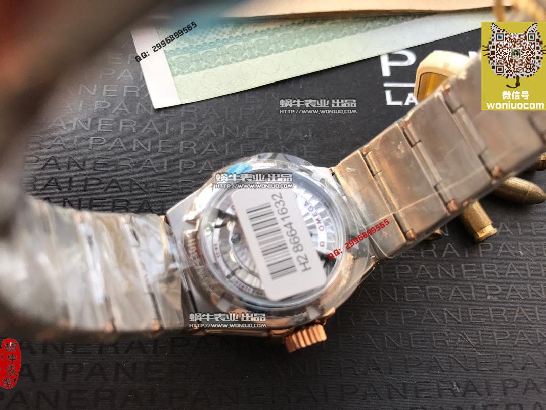 【实拍图鉴赏】HBBV6 Factory 1:1超A精仿OMEGA Constellation 系列1297.75.00女表 / M226