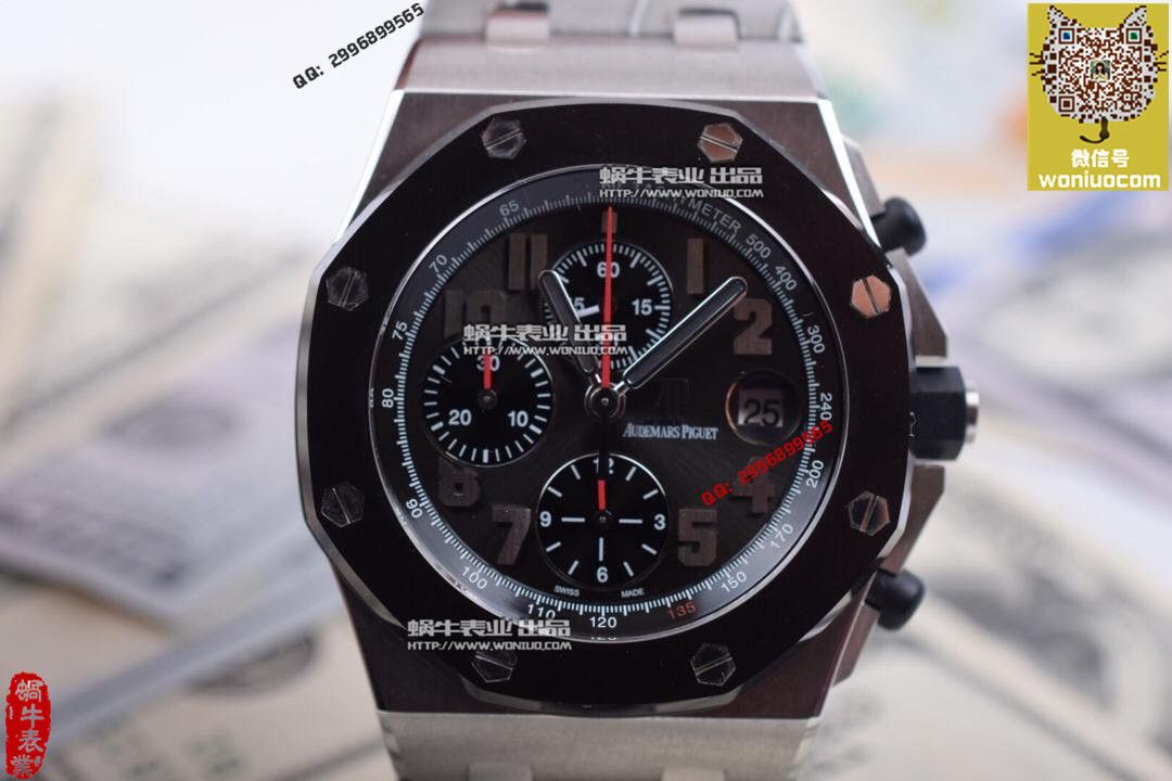 【实拍图鉴赏】JF Factory 1:1复刻高仿手表之Audemars Piguet AP皇家橡树离岸262191O.OO.D005CR.01男表 / JF AP 262191O
