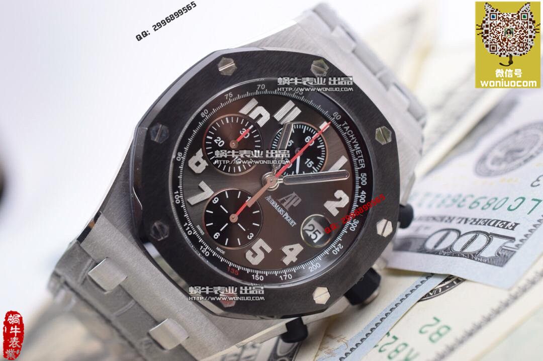 【实拍图鉴赏】JF Factory 1:1复刻高仿手表之Audemars Piguet AP皇家橡树离岸262191O.OO.D005CR.01男表 / JF AP 262191O