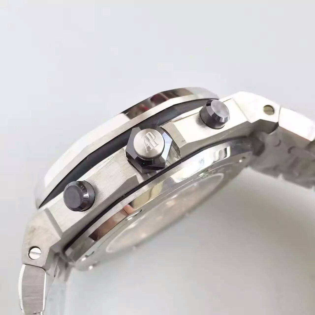 【JF Factory 超A高精仿】Audemars Piguet  Royal Oak Offshore 系列26470ST.OO.A027CA.01机械 wrist watch 《钢带》 / AP001.1