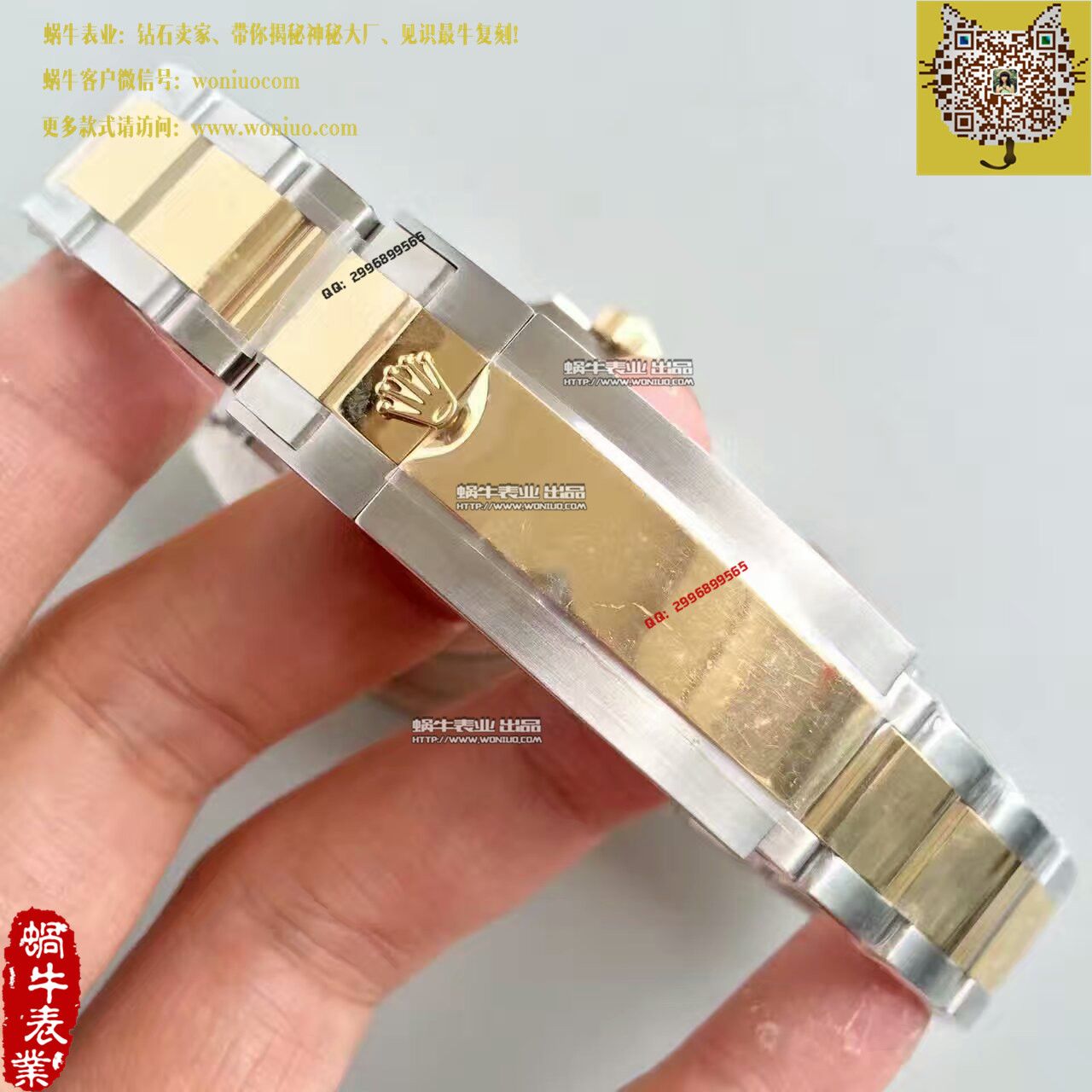 【N Factory V7版一比一高仿手表】 Rolex  Submariner 型系列116613-LN-97203《间金黑盘》黑盘机械 wrist watch  / R028