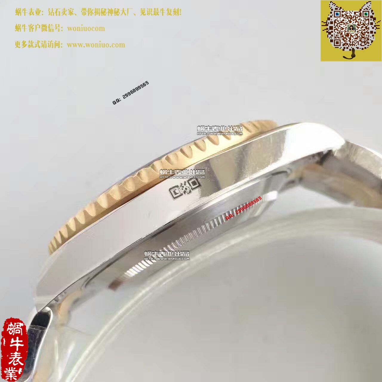【N Factory V7版一比一高仿手表】 Rolex  Submariner 型系列116613-LN-97203《间金黑盘》黑盘机械 wrist watch  / R028