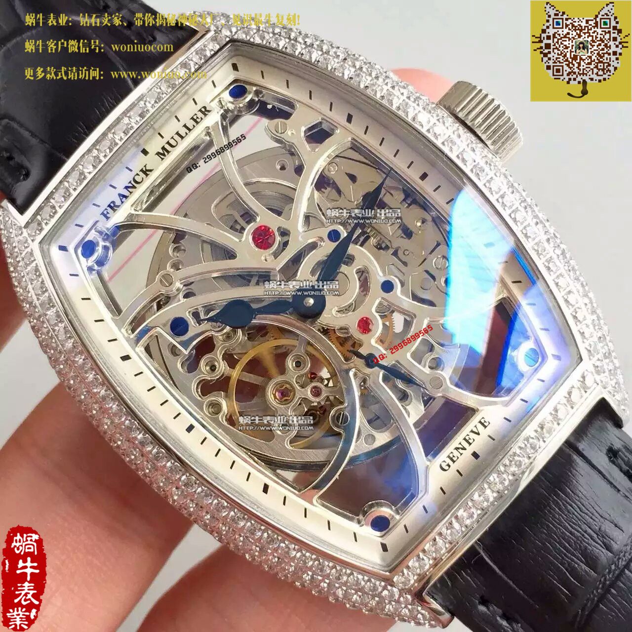 【FM Factory 一比一复刻手表】Franck MullerMEN'S COLLECTION系列8880 B S6 SQT D wrist watch  / FL09