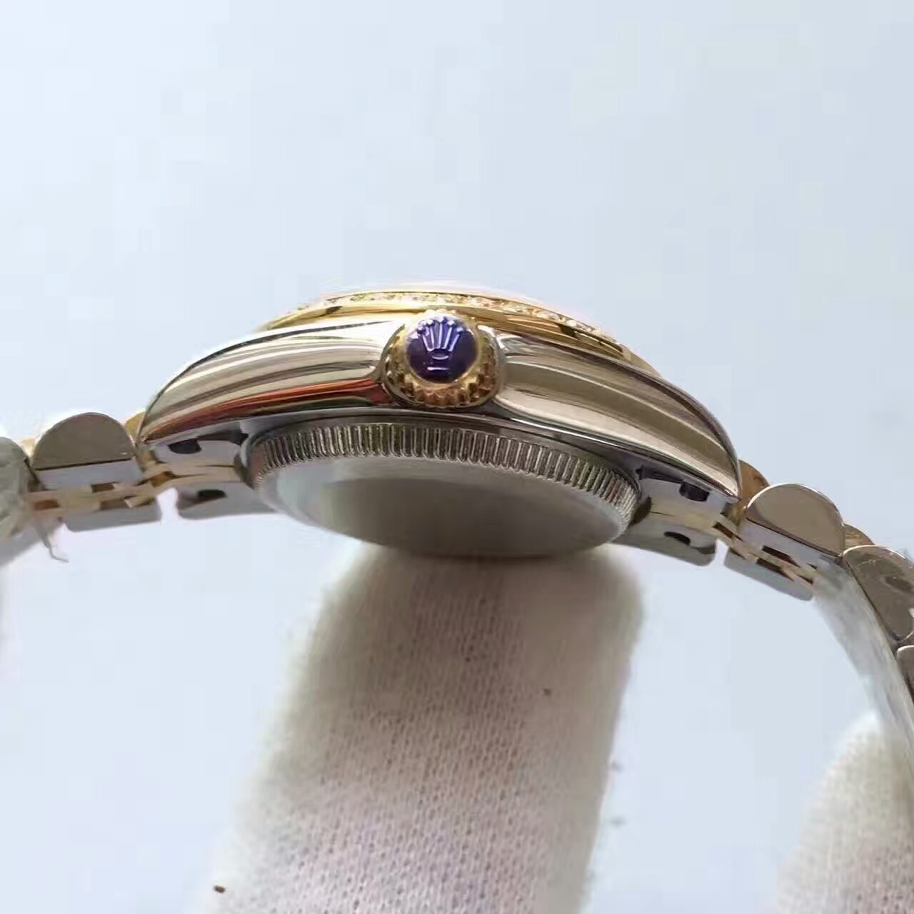 【台湾 Factory  top 复刻高仿手表】 Rolex 女装  Datejust 系列279383RBR香槟色表盘女士 wrist watch  / R144