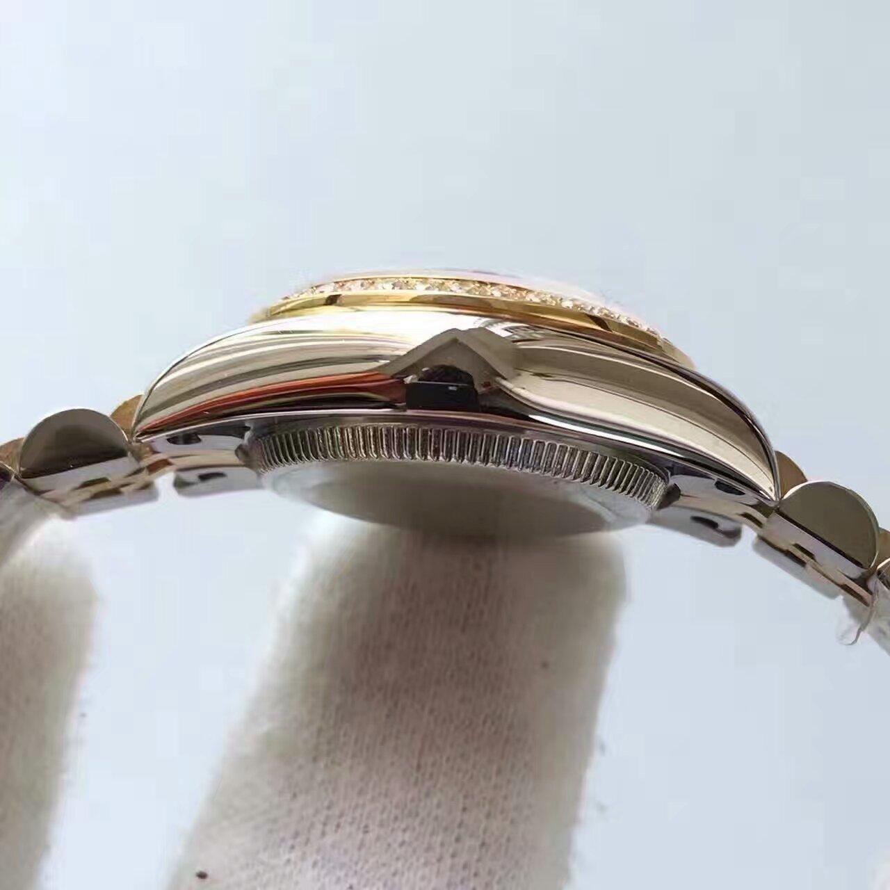 【台湾 Factory  top 复刻高仿手表】 Rolex 女装  Datejust 系列279383RBR香槟色表盘女士 wrist watch  / R144
