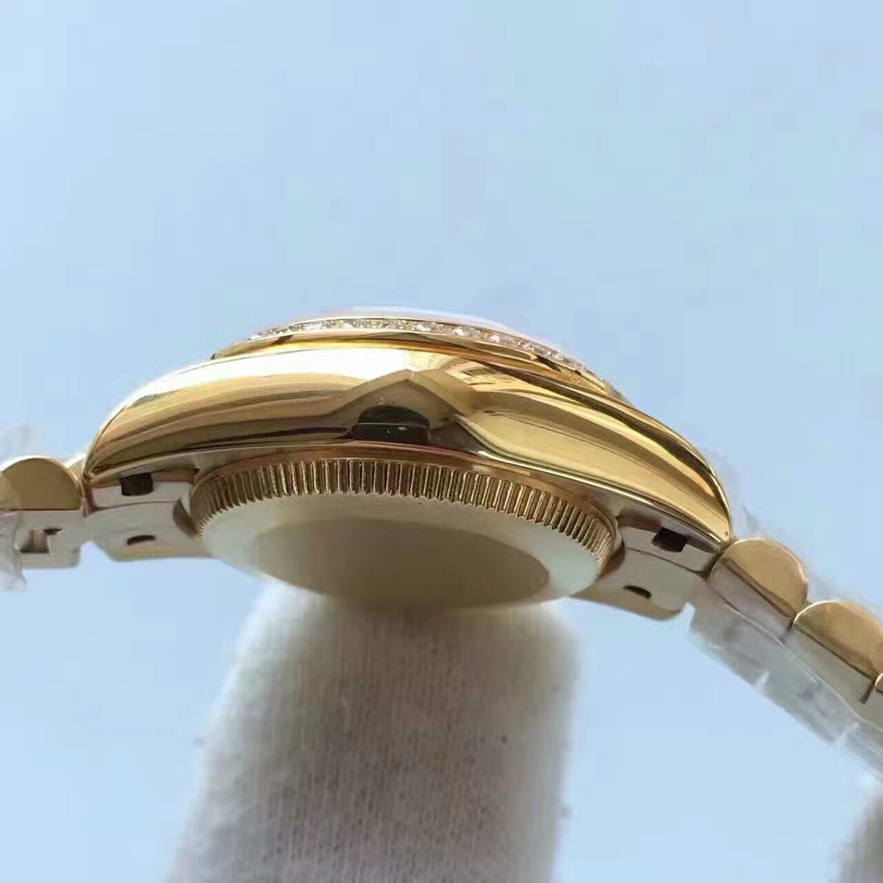 【台湾 Factory 一比一高仿手表】 Rolex 女装  Datejust 系列白色表盘女士 wrist watch  / R149