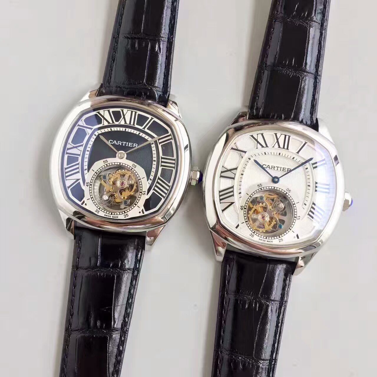 【TF Factory 1:1高仿手表】 Cartier  DRIVE DE  Cartier  系列W4100013 Tourbillon 男表 / K082