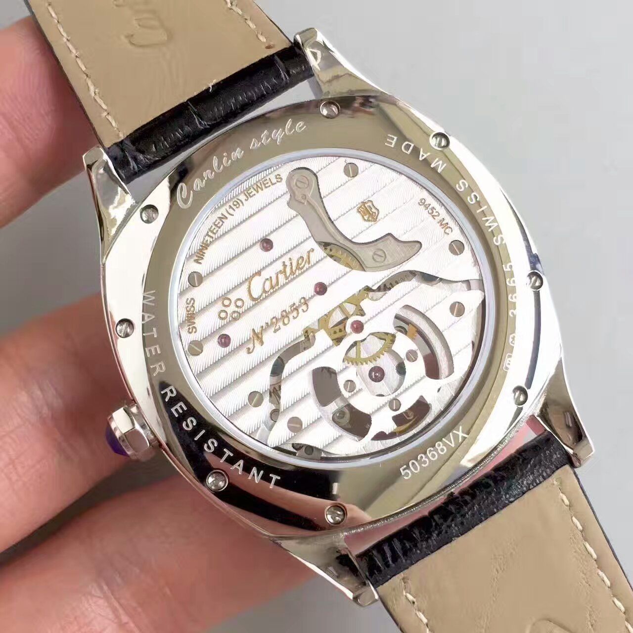 【TF Factory 1:1高仿手表】 Cartier  DRIVE DE  Cartier  系列W4100013 Tourbillon 男表 / K082
