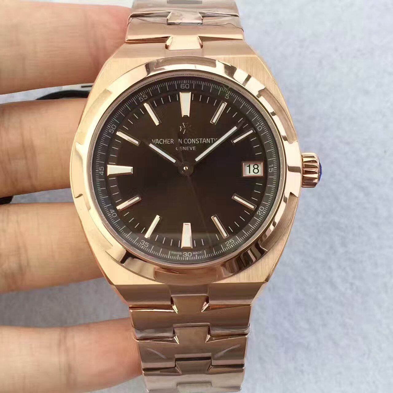 【8F一比一复刻高仿手表】Vacheron Constantin   Overseas 系列4500V/000R-B127 wrist watch  / JS177