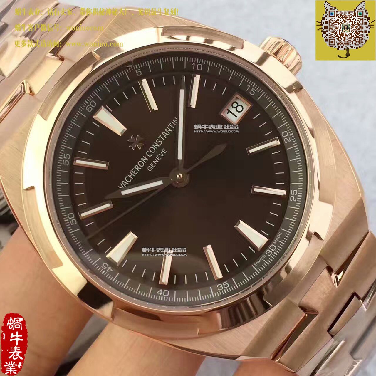 【8F一比一复刻高仿手表】Vacheron Constantin   Overseas 系列4500V/000R-B127 wrist watch  / JS177