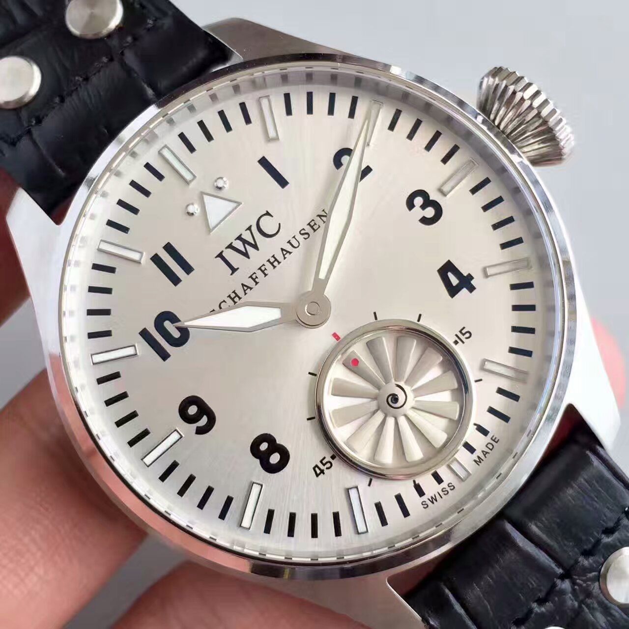【KW Factory 1:1复刻手表】 IWC 飞行员IW500301（俗称涡轮大飞） 最新终极升级版 / WG109 