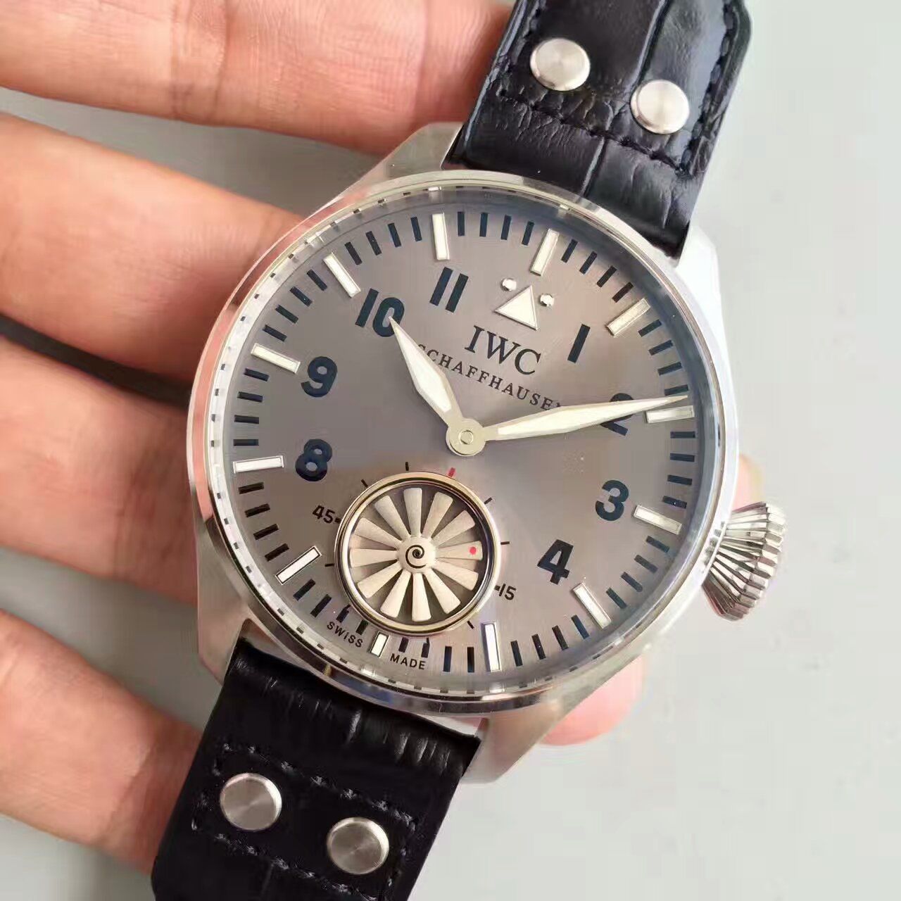 【KW Factory 1:1复刻手表】 IWC 飞行员IW500301（俗称涡轮大飞） 最新终极升级版 / WG109 