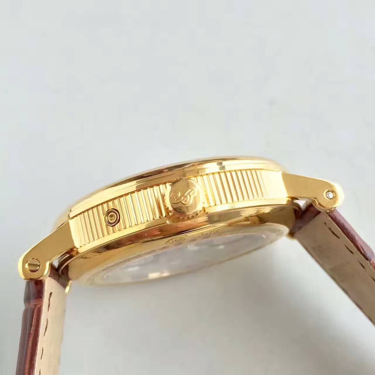 【VF Factory  top 一比一复刻手表】 Breguet 经典系列7137BA/11/9V6 黄金月相 wrist watch  / BZ028