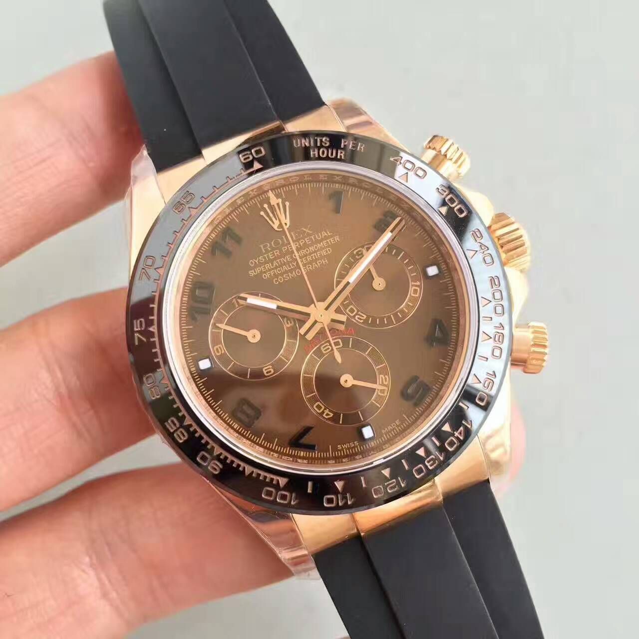 【NOOB Factory 一比一超A高精仿手表】 Rolex  Cosmograph Daytona  Ditongna 系列116515LN-L(FC) 象牙色 wrist watch  / R007