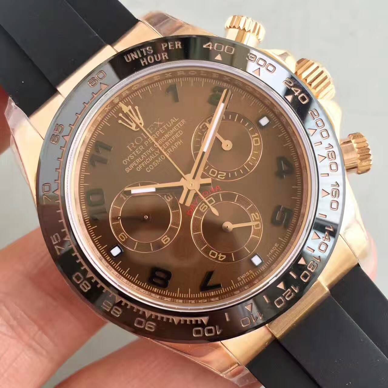 【NOOB Factory 一比一超A高精仿手表】 Rolex  Cosmograph Daytona  Ditongna 系列116515LN-L(FC) 象牙色 wrist watch  / R007