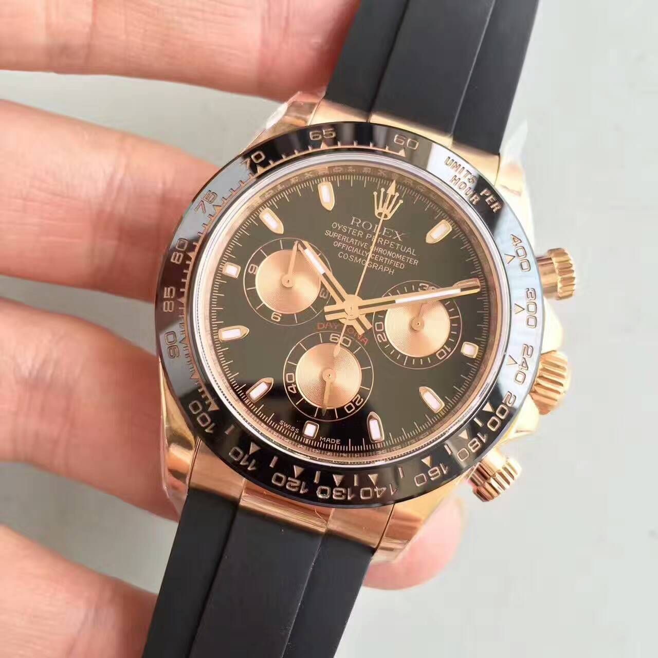 【NOOB Factory 一比一超A高精仿手表】 Rolex  Cosmograph Daytona  Ditongna 系列116515LN-L(FC) 象牙色 wrist watch  / R007