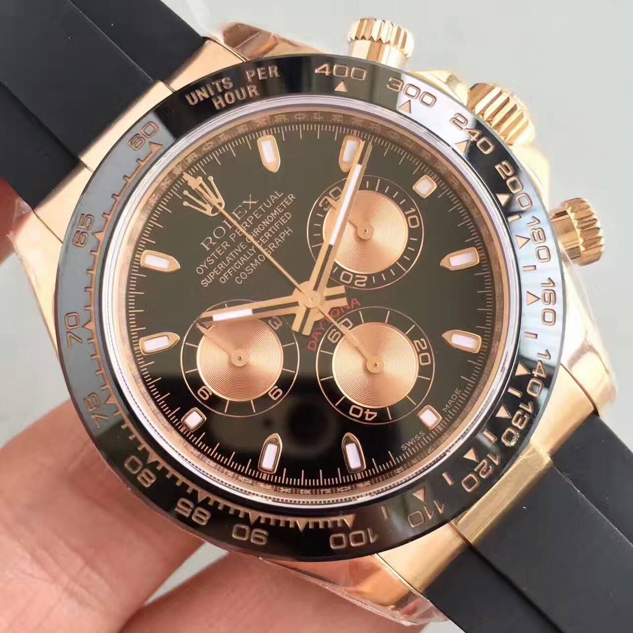 【NOOB Factory 一比一超A高精仿手表】 Rolex  Cosmograph Daytona  Ditongna 系列116515LN-L(FC) 象牙色 wrist watch  / R007