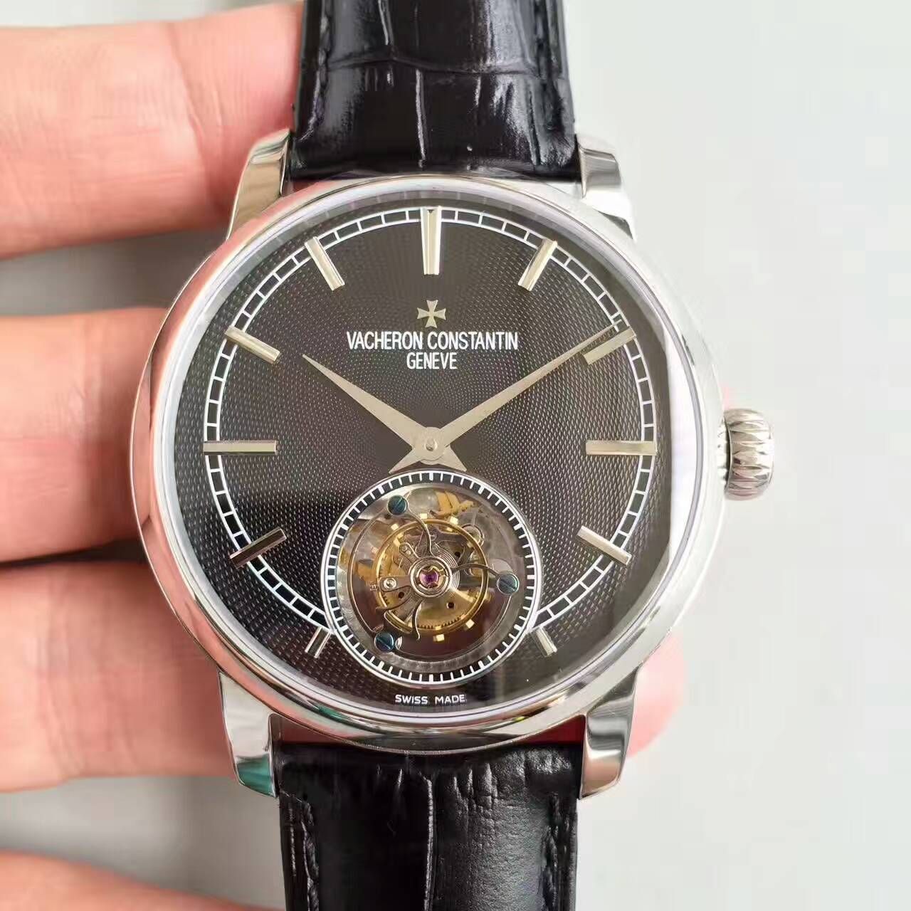 【LH Factory  top 1:1高精仿手表】Vacheron Constantin  传袭系列6500T/000P-B100真 Tourbillon  wrist watch 