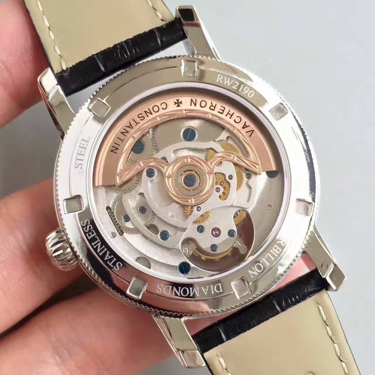 【LH Factory  top 1:1高精仿手表】Vacheron Constantin  传袭系列6500T/000P-B100真 Tourbillon  wrist watch  / JS181