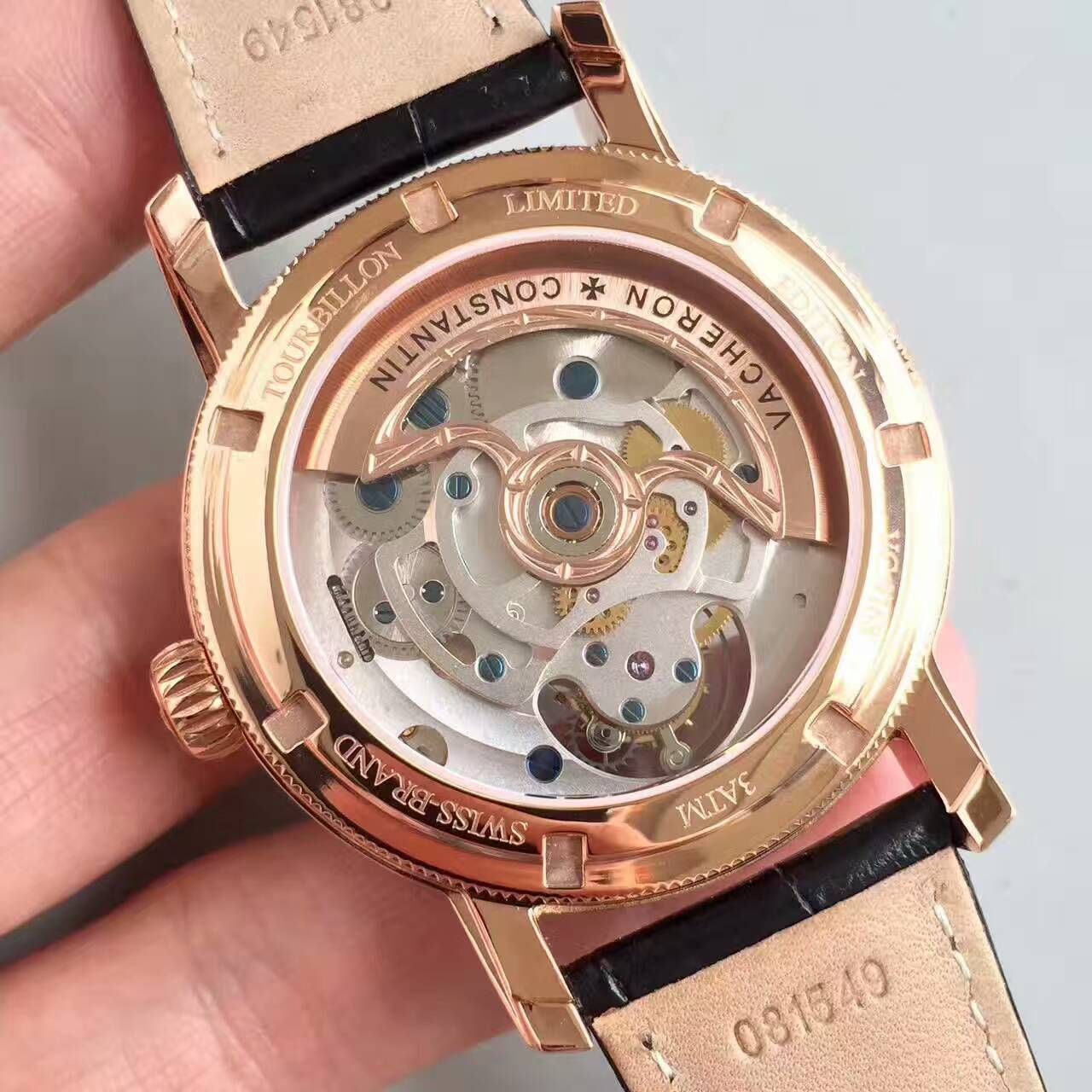 【LH Factory  top 1:1高精仿手表】Vacheron Constantin  传袭系列6500T/000P-B100真 Tourbillon  wrist watch  / JS181