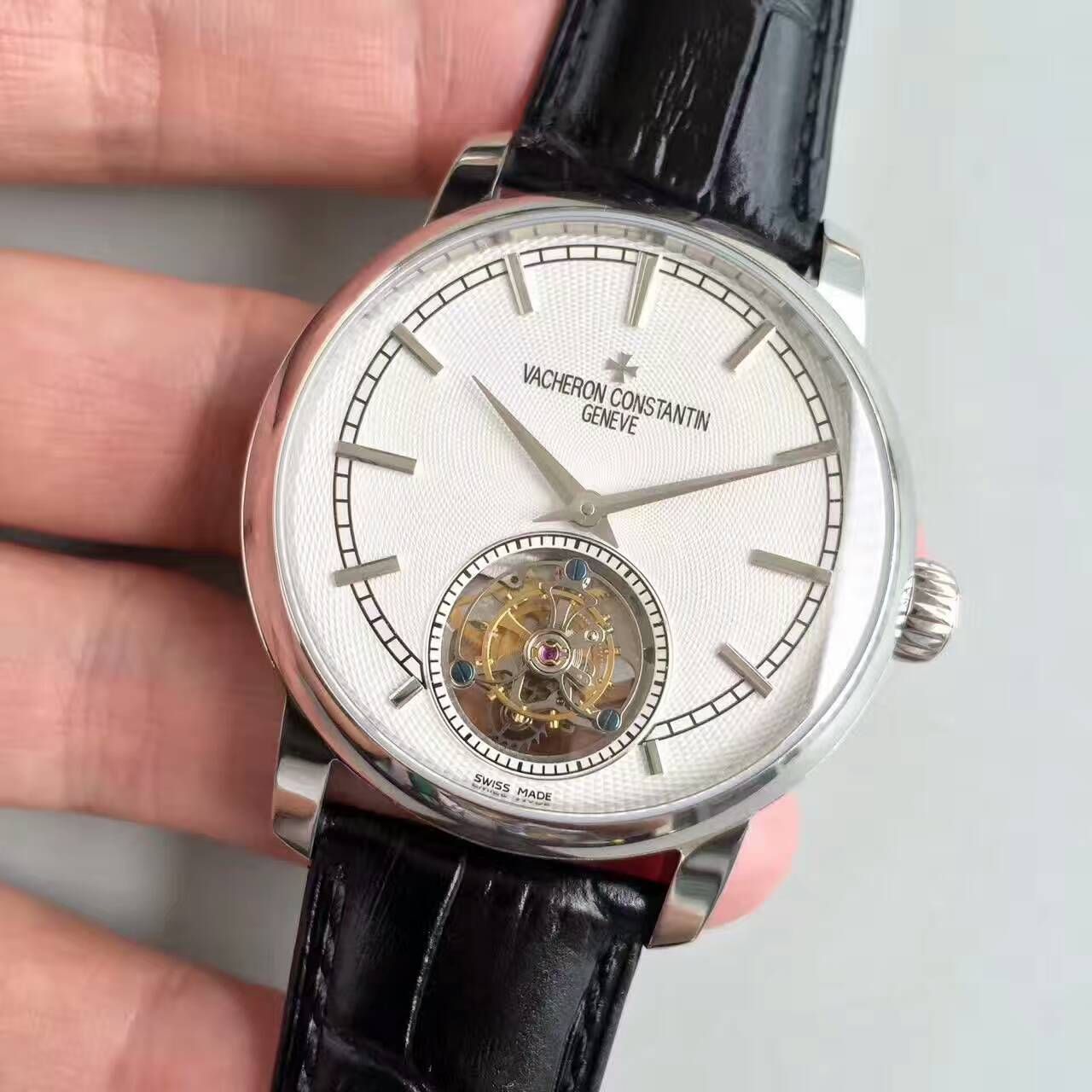 【LH Factory  top 1:1高精仿手表】Vacheron Constantin  传袭系列6500T/000P-B100真 Tourbillon  wrist watch  / JS181