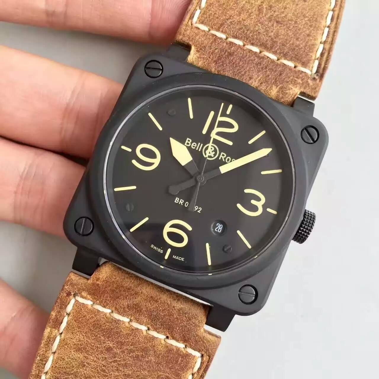 【BR Factory 超A1:1精仿手表】 Bell & Ross AVIATION系列BR 03-92 HERITAGE wrist watch  / BL005