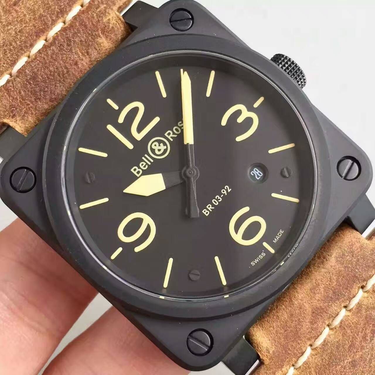 【BR Factory 超A1:1精仿手表】 Bell & Ross AVIATION系列BR 03-92 HERITAGE wrist watch  / BL005
