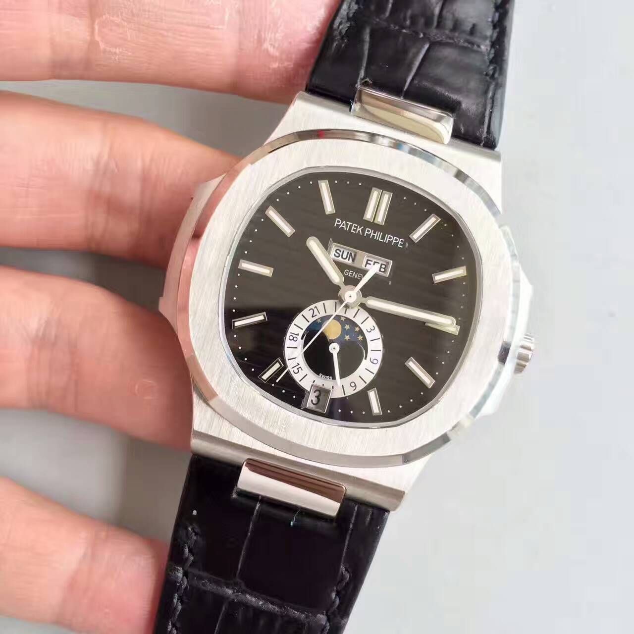 【KM一比一高精仿手表】 PATEK PHILIPPE Nautilus系列精钢男表5726A-001 / BD204