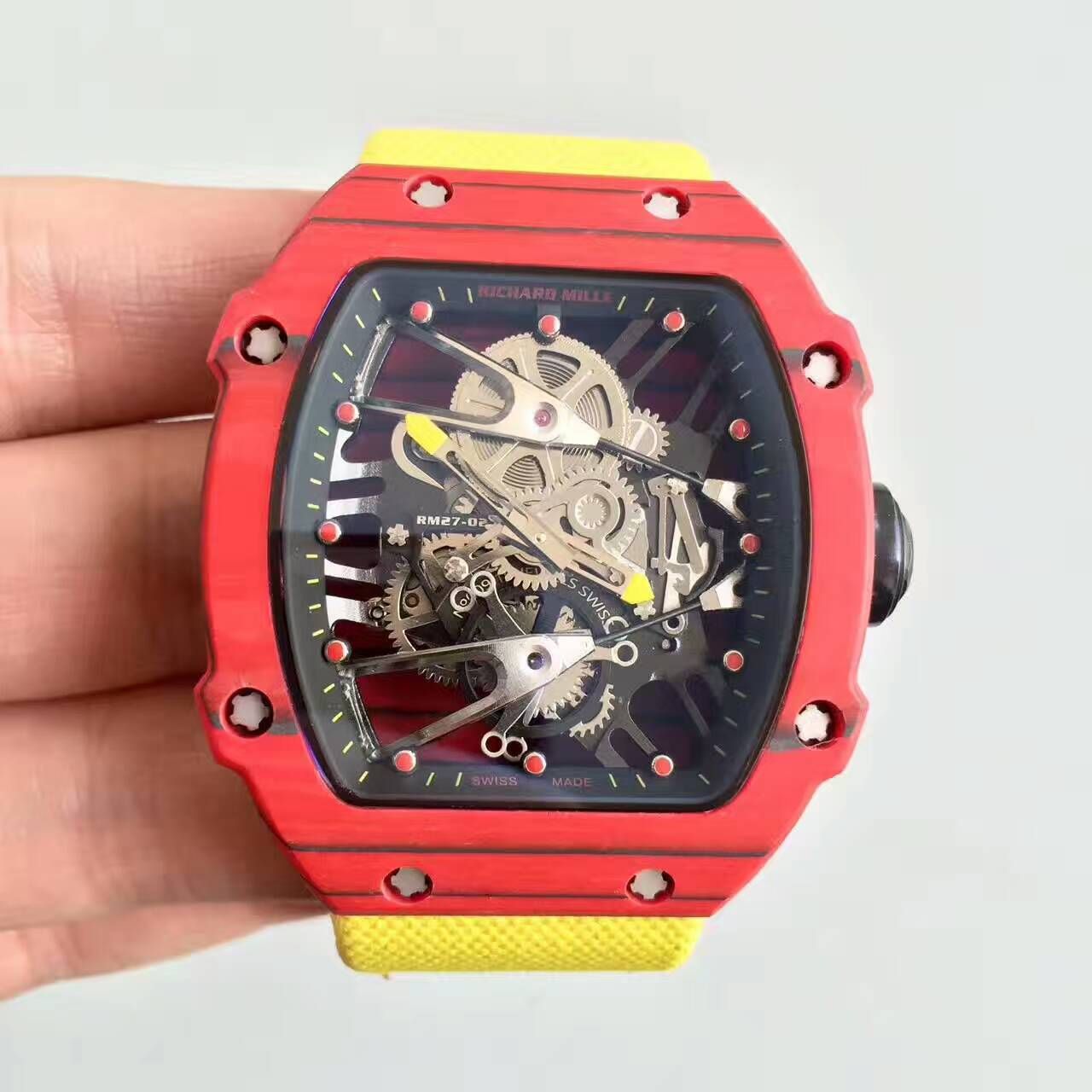 【RM Factory 一比一超A高仿手表】RICHARD MILLE ( wrist watch 型号:RM27-02）NTPT多彩 watchcase  wrist watch  / RM27-02