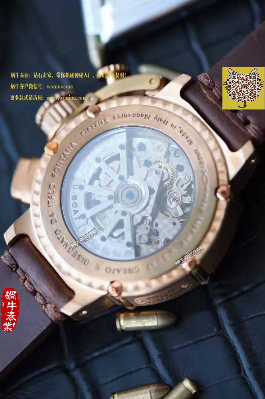 【视频解析】UB Factory 1:1复刻手表U-BOAT青铜 wrist watch  / UB005