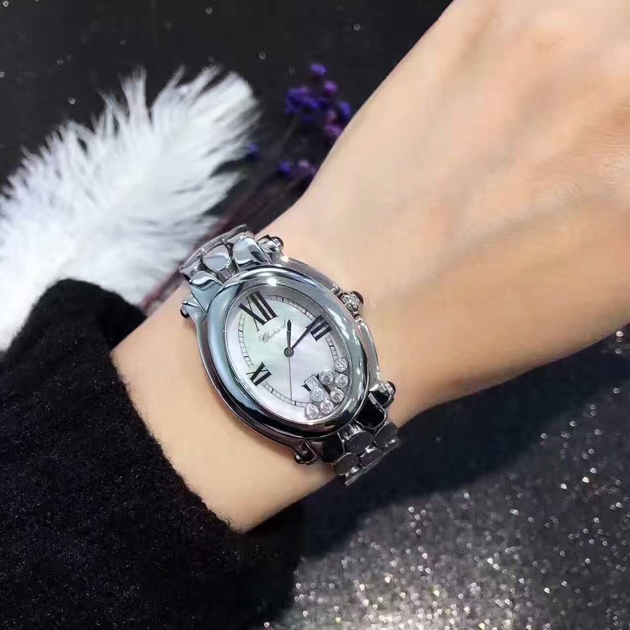 【一比一超A高仿手表】邦经典全新升级版Happy Sport系列278546女士 wrist watch  / XB008