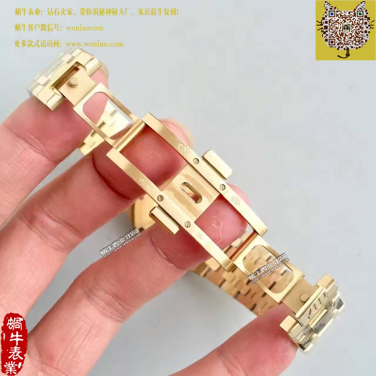 【JF一比一超A高仿手表】Audemars Piguet 皇家橡树系列67651BA.ZZ.1261BA.02女士石英 wrist watch  / AP117