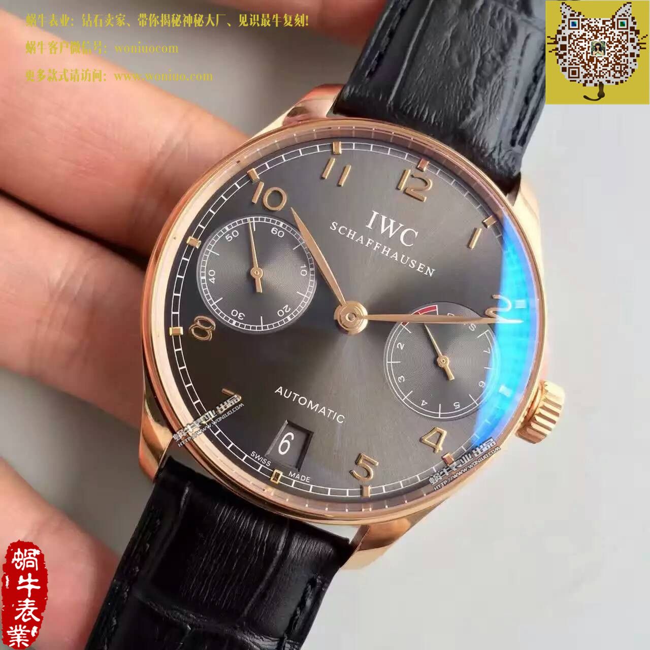 【ZF Factory 销量神器】 IWC 葡萄牙系列《 IWC 七日链》IW500702 wrist watch  / WG229