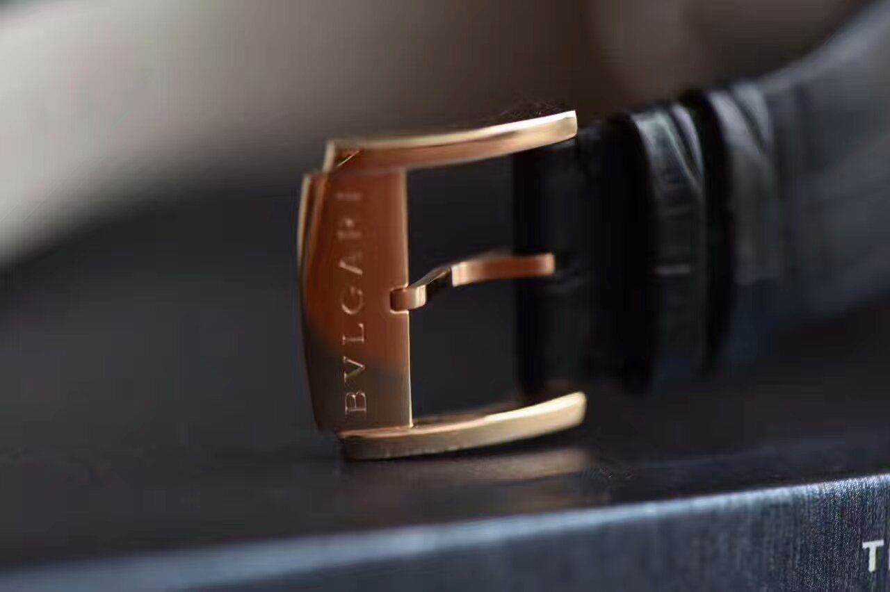 【TF Factory 1:1复刻高仿手表】 BVLGARI OCTO系列《手动 Tourbillon 》102346 BGOP40BGLTBXT wrist watch  / BG009