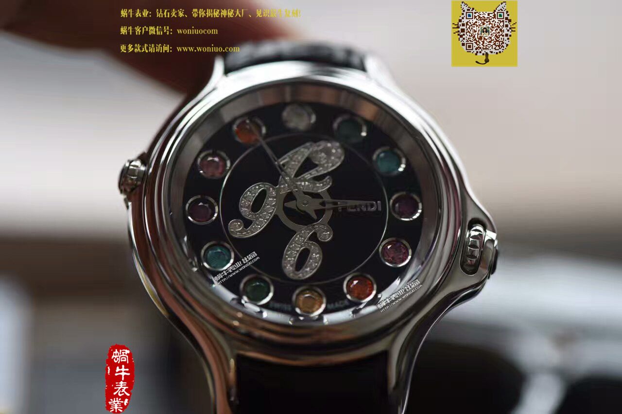 【XF Factory 一比一超A高仿手表】芬迪（Fendi）Crazy Carats全新 wrist watch 系列全新女士 wrist watch  / 芬迪FD001