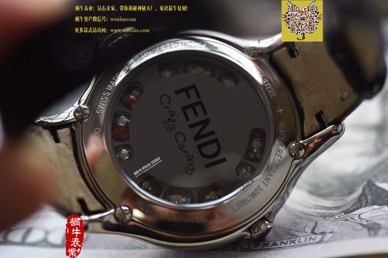 【XF Factory 一比一超A高仿手表】芬迪（Fendi）Crazy Carats全新 wrist watch 系列全新女士 wrist watch  / 芬迪FD001