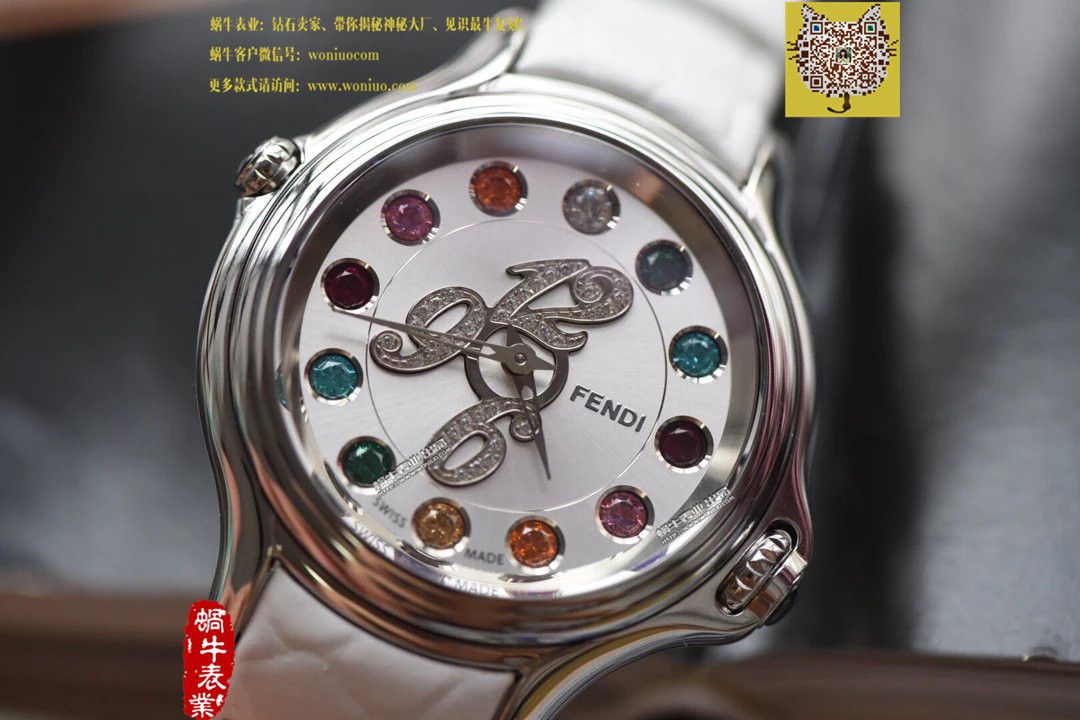 【XF Factory 一比一超A高仿手表】芬迪（Fendi）Crazy Carats全新 wrist watch 系列全新女士 wrist watch  / 芬迪FD001