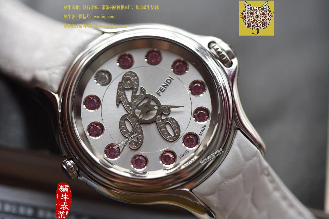 【XF Factory 一比一超A高仿手表】芬迪（Fendi）Crazy Carats全新 wrist watch 系列全新女士 wrist watch  / 芬迪FD001