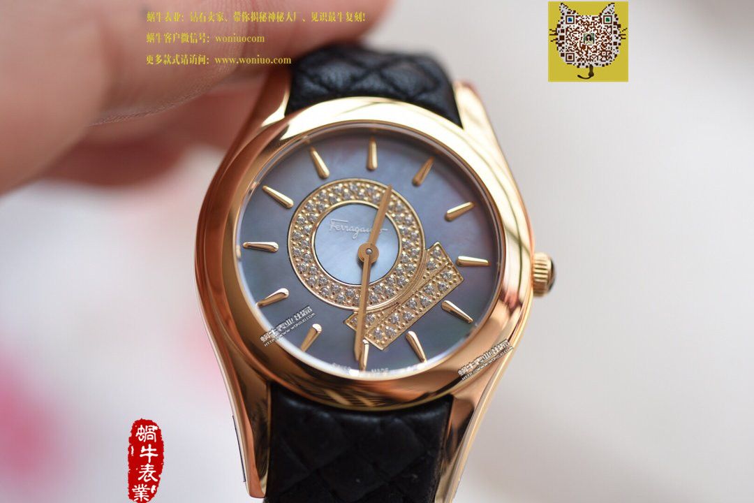 原单正品❣真正的美表菲拉格慕新款FG4女士 wrist watch  / 菲拉格慕FG4