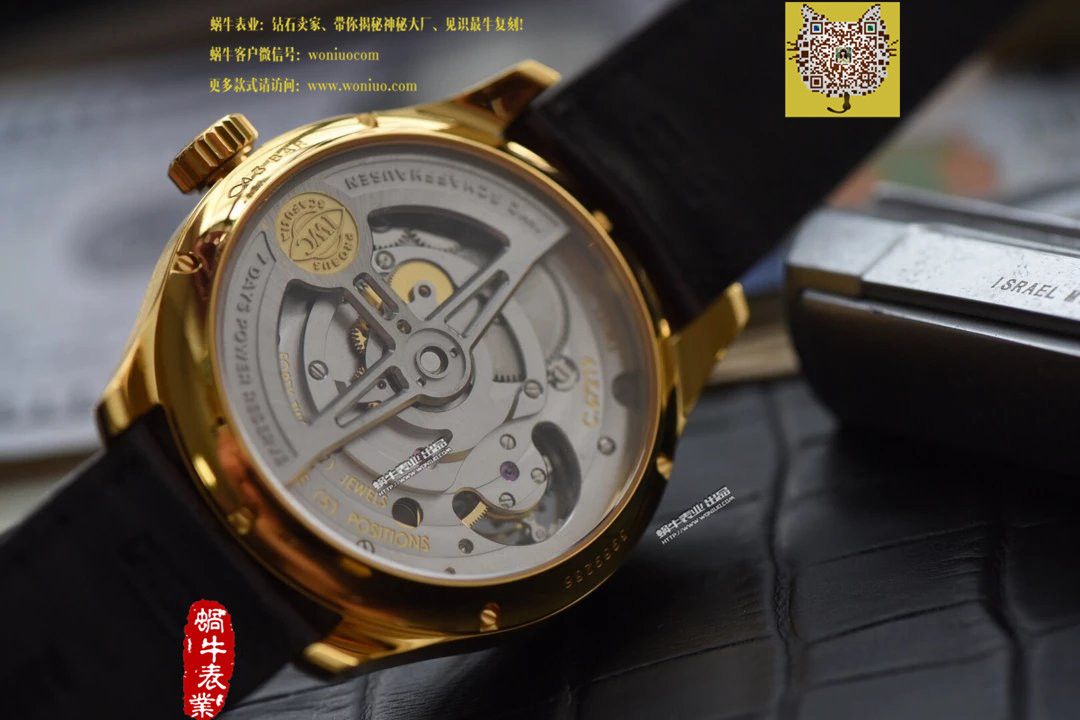【YL Factory 一比一超A高仿手表】 top  IWC 葡萄牙9位 Tourbillon （土豪金-黄金版本） / WG180