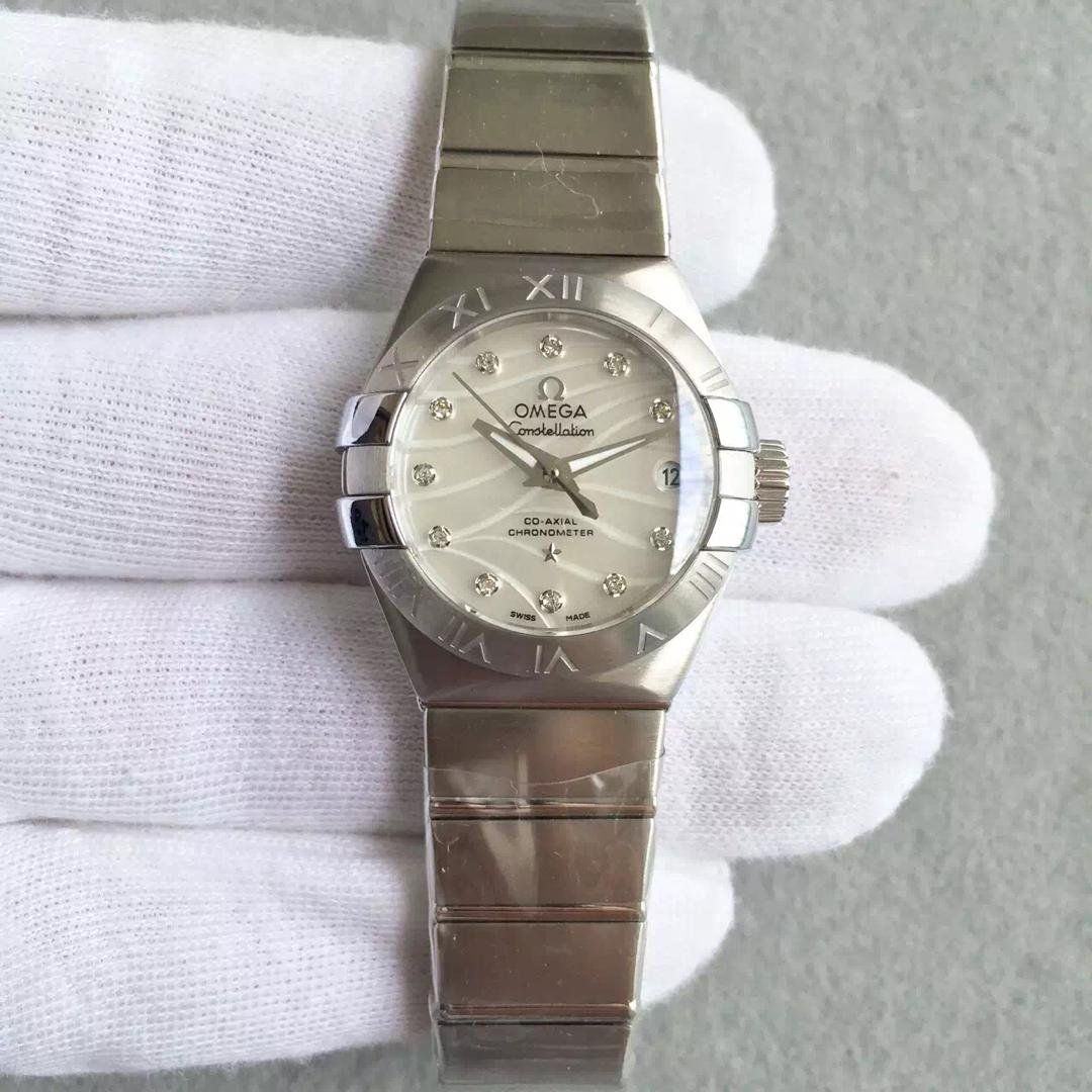 【HBBV6 Factory 1:1超A高仿手表】OMEGA Constellation 系列123.10.27.20.55.001女士 wrist watch  / M151A