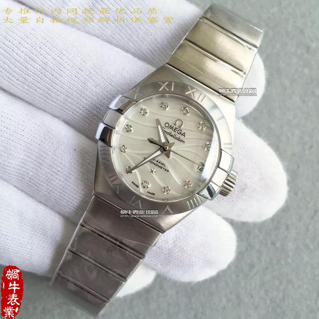 【HBBV6 Factory 1:1超A高仿手表】OMEGA Constellation 系列123.10.27.20.55.001女士 wrist watch  / M151A
