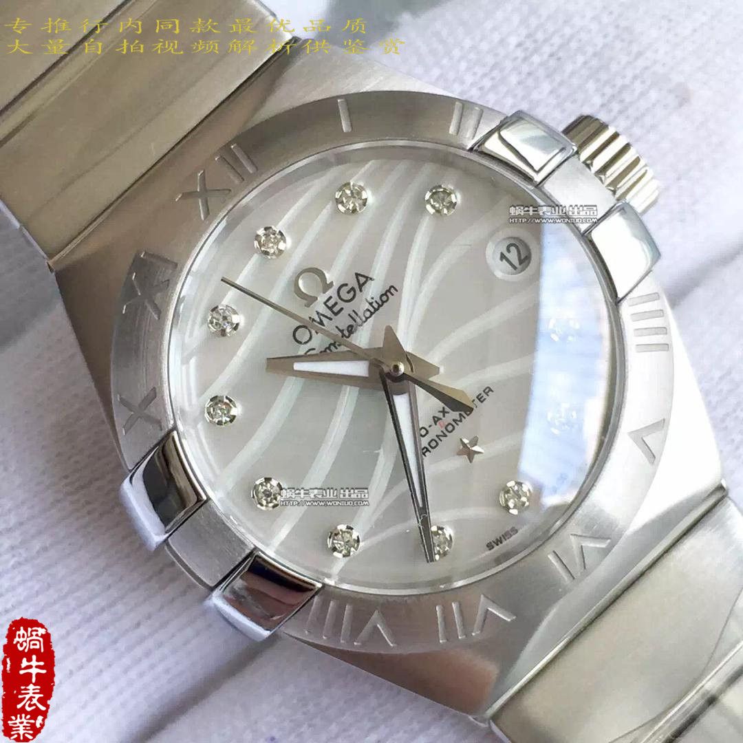 【HBBV6 Factory 1:1超A高仿手表】OMEGA Constellation 系列123.10.27.20.55.001女士 wrist watch  / M151A