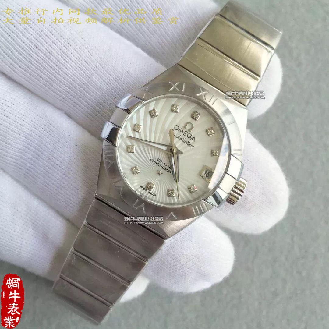 【HBBV6 Factory 1:1超A高仿手表】OMEGA Constellation 系列123.10.27.20.55.001女士 wrist watch  / M151A