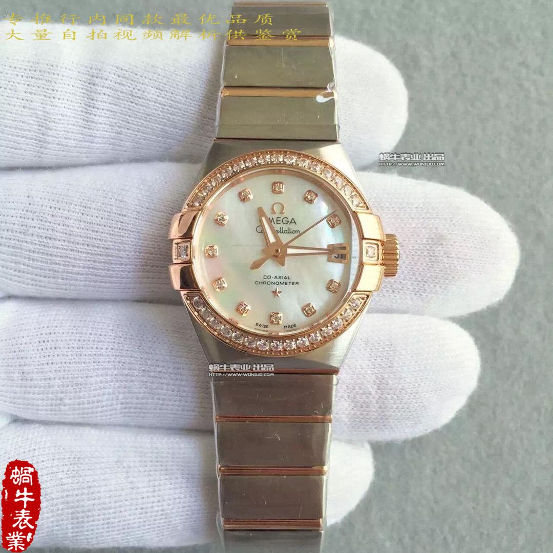 【HBBV6 Factory 1:1超A高仿手表】OMEGA Constellation 系列123.10.27.20.55.001女士 wrist watch  / M151A