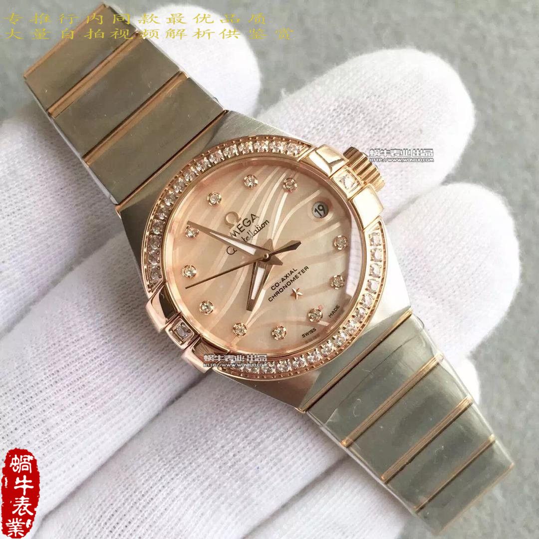 【HBBV6 Factory 1:1超A高仿手表】OMEGA Constellation 系列123.10.27.20.55.001女士 wrist watch  / M151A